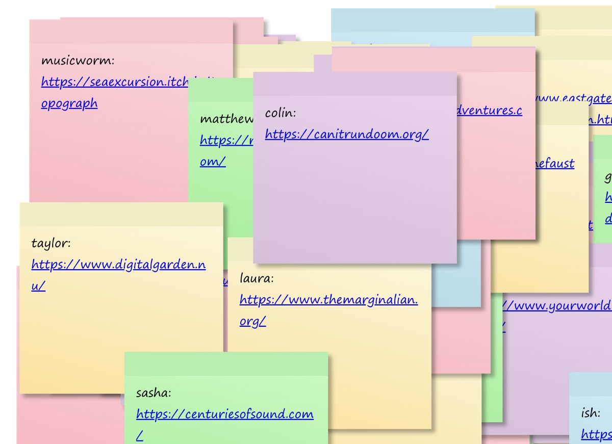 sticky links