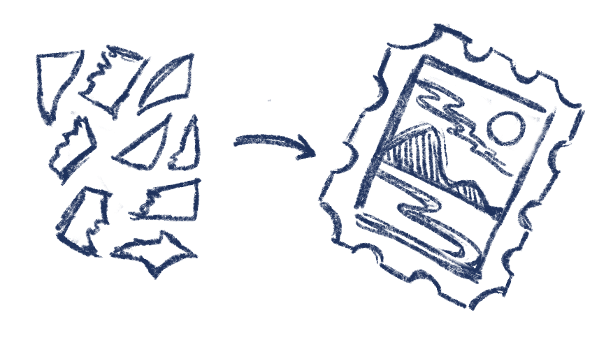 page 1 stamp