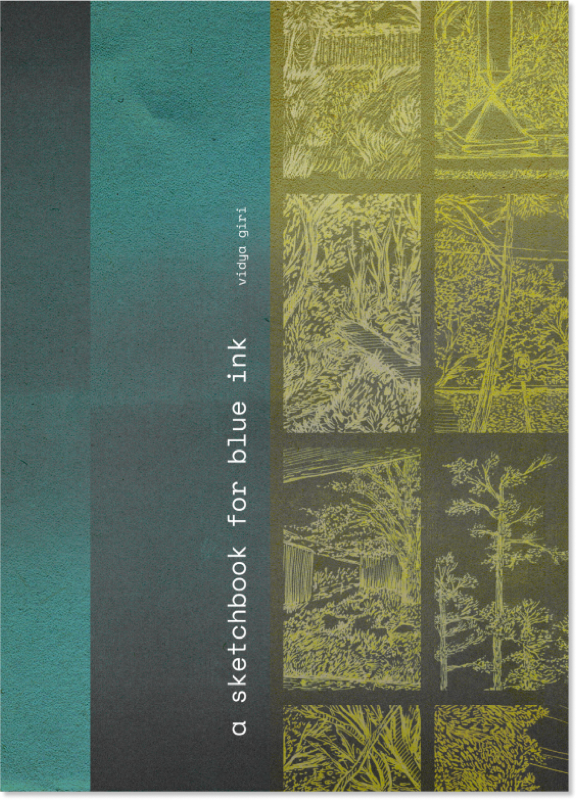 a sketchbook for blue ink
